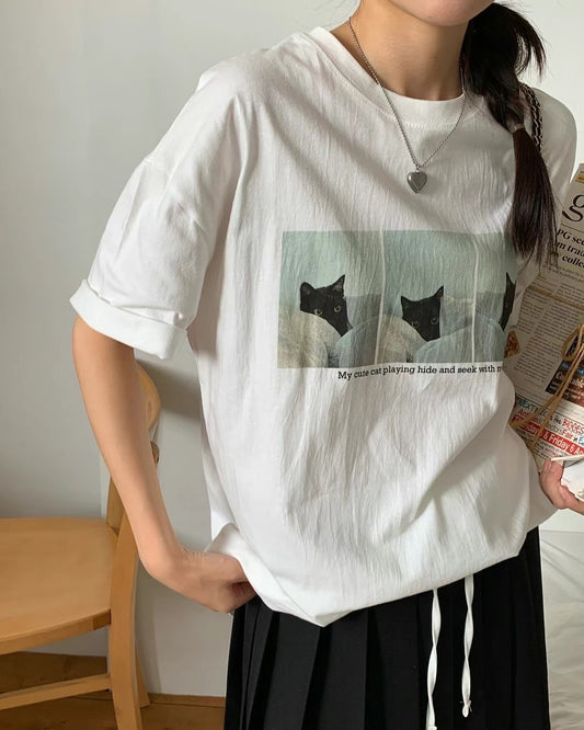 Meow tee